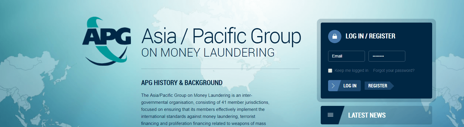 Asia / Pacific Group ON MONEY LAUNDERING